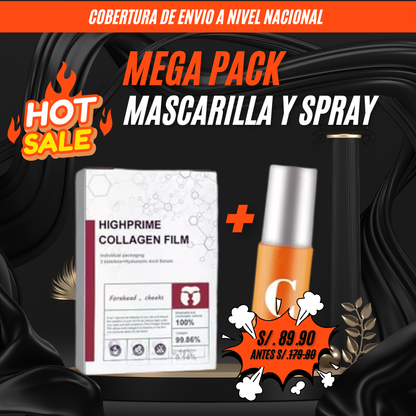 MEGA PACK- MASCARILLA Y SPRAY